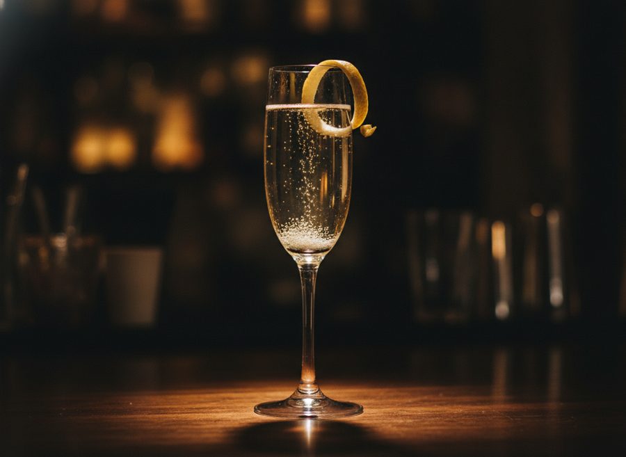 A Champagne Cocktail