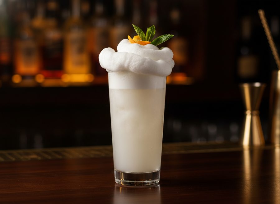 A Ramos Gin Fizz